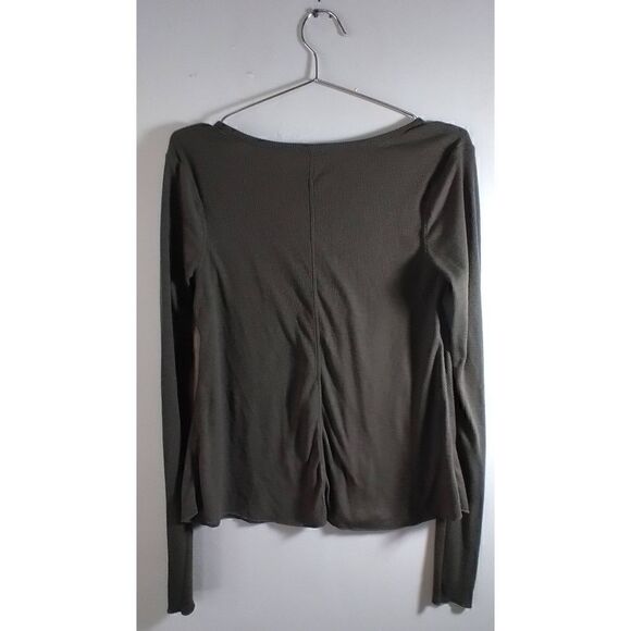 Free People Intimately Rock the Boat Thermal Top Green Women's Size Small Ribbed - Picture 4 of 7